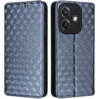 Чехол Deexe Rhombus Book для OPPO A3x / A3 / A40m - Blue