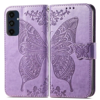 Чохол-книжка з малюнком UniCase Butterfly Pattern для Samsung Galaxy A16 (A165) - Light Purple