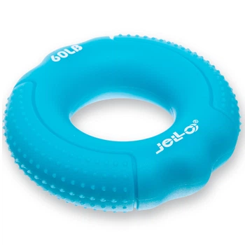 Эспандер кистевой Кольцо (1шт) JELLO FI-1788 (силикон, нагрузка 60LB, цвет голубой)