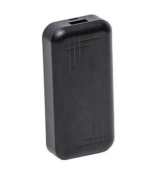 Повербанк 6000 mAh У комплекті кабель USB-Micro USB. Розмір 90*43*23мм, вага 95г чорний