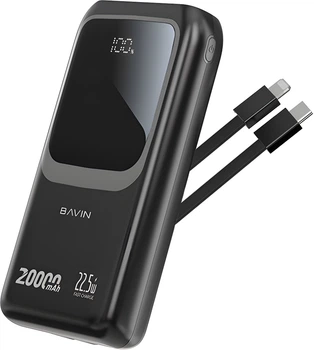 УМБ Bavin PC1030S 20000 mAh 22.5W Fast Charge Black (Y-PC1030S BK)