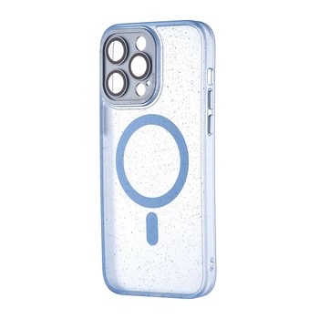 Чохол Splatter with MagSafe iPhone 14 Pro Max Light Blue