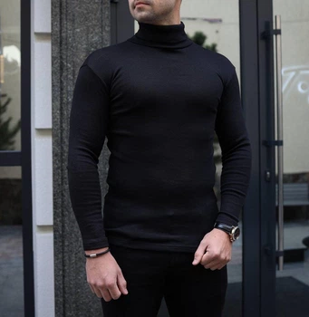Гольф-водолазка мужская UA на флисе 2XL черная