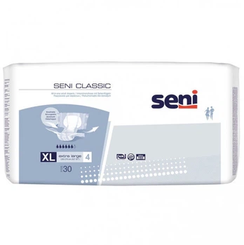 Подгузники для взрослых Seni Classiс Ехтга Large 130-170 см 30 шт 6 кап