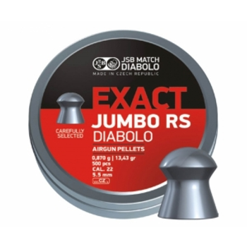 Кулі JSB Exact Jumbo RS Diabolo, 5,5 мм, 0,87 г 500 шт