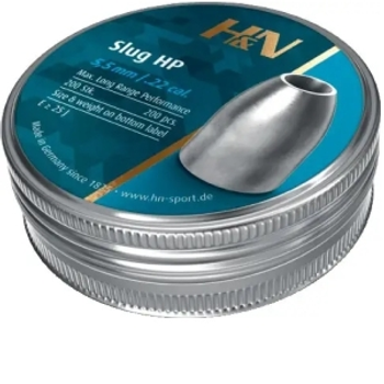 Пули H&N Slug HP, 5,51 мм 1,74 g/ 27 gr, 200 шт