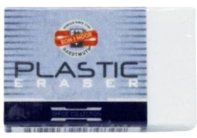 Zestaw gumek do ścierania Koh-I-Noor Plastic Eraser Białe 60 szt (8593539231110)