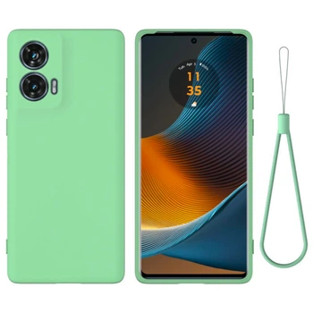 Чехол - накладка Silicone Cover Full для Motorola Edge 50 Fusion green