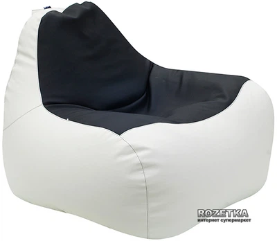 Кресло-Груша Примтекс Плюс Simba H-2200/D-5 S White-Black (ordf)