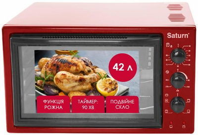 Електрична піч SATURN ST-EC3804 Red