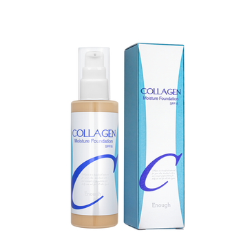 Тональна основа для обличчя Enough Collagen Moisture Foundation SPF 15 увлажняющая 100 мл № 21 Бежева