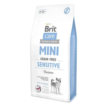 Сухой корм Brit Care Mini Grain Free Sensitive беззерновой корм на основе оленины для собак миниатюрных пород 2 кг