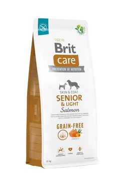 Сухой корм для стареющих собак Brit Care Dog Grain-free Senior & Light беззерновой - 12 кг