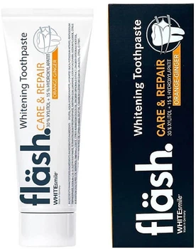 Зубная паста, апельсин-имбирь - WHITEsmile Flash Care&Repare Whitening Toothpaste 75ml (1288741-18644085)