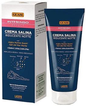 Ночной крем для улучшения силуэта тела - Guam Inthenso Saline Night Cream With Seaweed Salts Of The Dead Sea 200ml (1333985-17773907)