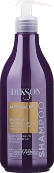Шампунь для светлых и обесцвеченных волос - Dikson Antigiallo Shampoo 500ml (1221261-319449934-2)