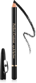 Карандаш с точилкой для глаз и губ FFleur Perfect Contour Eye And Lip Liner ML300 301 - Black (1.2 г) (706300-941808-2)