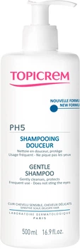 Шампунь рН5 для всех типов волос Topicrem PH5 Gentle Shampoo 500ml (500 мл) (665293-579601-2)