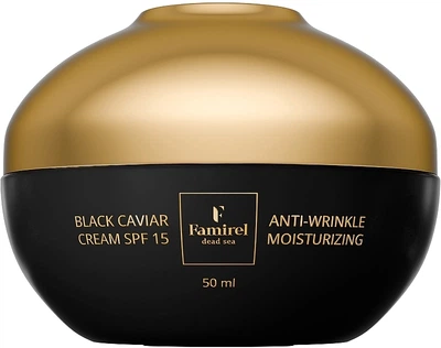 Увлажняющий крем для лица против морщин с экстрактом черной икры - Famirel Black Caviar Cream 50ml (1182529-837394068-2)