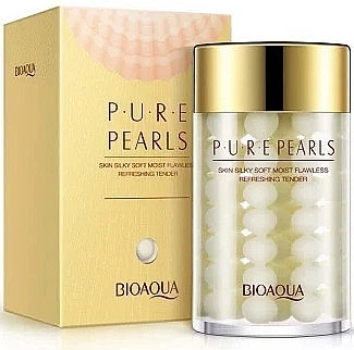 Зволожуючий крем для обличчя з натуральною перловою пудрою - Bioaqua Pure Pearls Cream 60g (1373030-17084309)