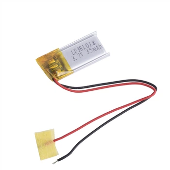 LiPo 35 mAh, 3,7V, 3,8x10x18мм LiPower аккумулятор литий-полимерный LP381018