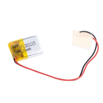 LiPo 25 mAh, 3,7V, 3,2x12,5x15,5мм LiPower аккумулятор литий-полимерный PL301215