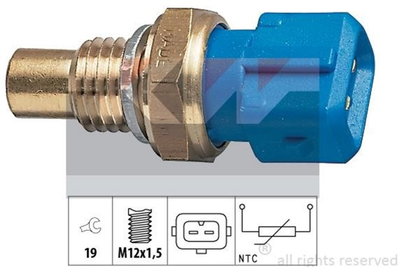 Датчик температури охолоджуючої рідини / оливи / палива KW (аналог EPS 1.830.194/Facet 7.3194) (530194)