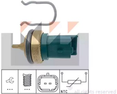 Датчик температуры охлаждающей жидкости / масла / топлива KW (аналог EPS 1.830.328/Facet 7.3328) (530328)