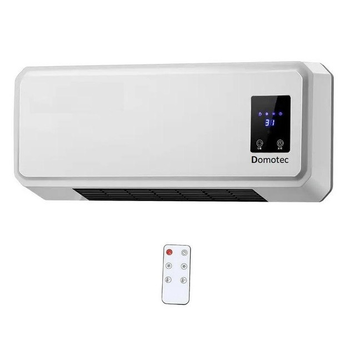 Керамический настенный тепловентилятор Domotec MS-5962 с пультом ДУ 2000W White (3_05569)