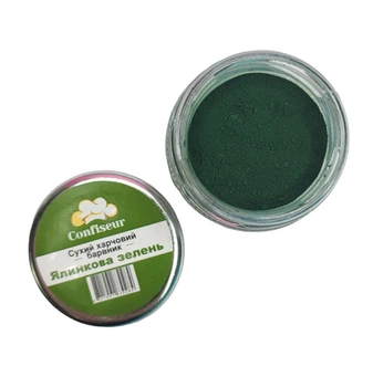 Сухой пищевой жирорастворимый краситель Confiseur Еловая зелень 4 г