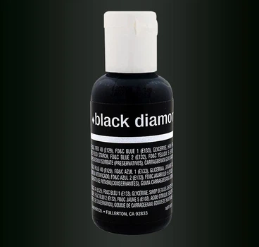 Гелевий барвник Chefmaster Чорний діамант (Black diamond) 20 г