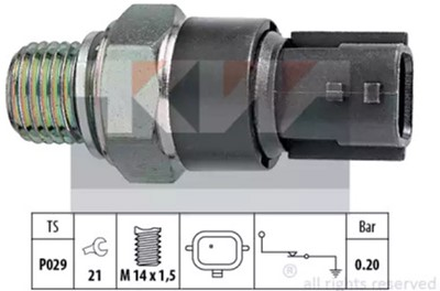 Датчик тиску оливи KW (аналог EPS 1.800.189/Facet 7.0189) (500189)