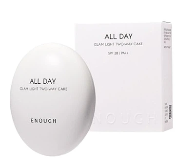 Пудра для обличчя - Light Beige (2x12g) (1219143-906400690-2) Enough All Day Glam Light Two-Way Cake