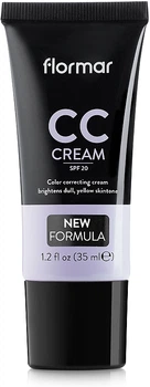 CC-крем для придания естественного вида бледной коже - Flormar CC Cream Anti-Dullness SPF20 35ml (987458-1280555-2)