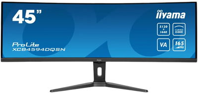 Монітор 45" iiyama ProLite Curved XCB4594DQSN-B1