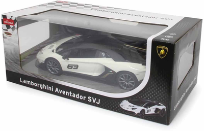 Машина на радіокеруванні Rastar Aventador SVJ Performance RC Чорно-біла (5901384733049)