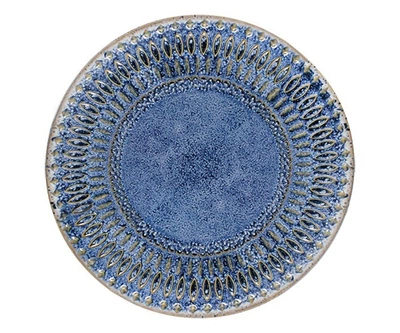 Тарелка подставная круглая 27 см Dec Maori White Blue L0480-XY4612 A-1 LOS`K