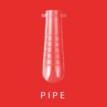 Верхние формы для наращивания ногтей PIPE , 120 штук в упаковке
