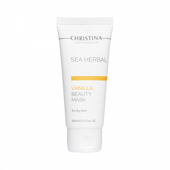 Поживна маска для сухої шкіри обличчя Christina Sea Herbal Beauty Mask Vanilla 60 мл