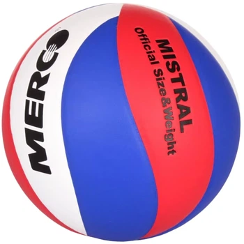 Мяч волейбольный Merco Mistral volleyball ball Size 5 Blue-White (ID67771)