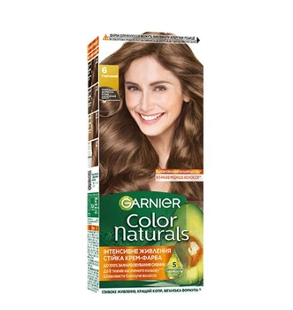 Фарба для волосся Garnier Color Naturals 6 Лісовий горіх 60 мл (3600540676757)
