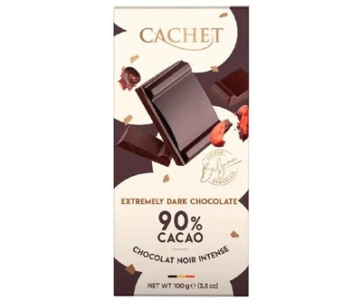 Шоколад черный Cachet Extremely 90% какао 100 г