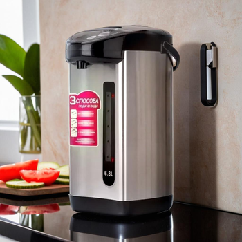 Бытовой кухонный термопот с теплоизоляцией на 800 Вт и 6.8 литров EMERALD Thermo Pot