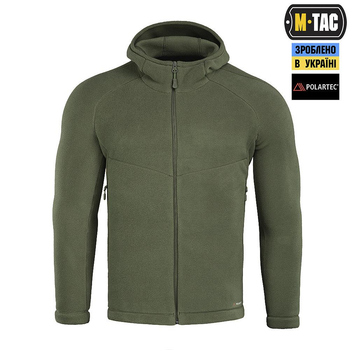 Тактична флісова кофта M-Tac Sprint Fleece Polartec, розмір M, колір Олива