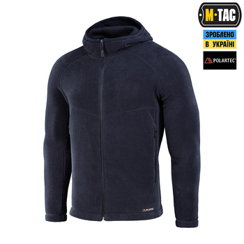 Тактична флісова кофта M-Tac Sprint Fleece Polartec, розмір M, колір Dark Navy Blue