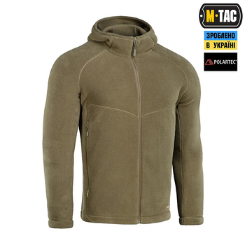 Тактична флісова кофта M-Tac Sprint Fleece Polartec, розмір M, колір Dark Olive