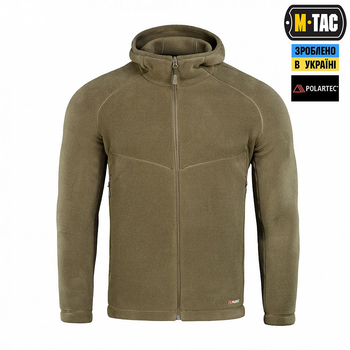 Тактична флісова кофта M-Tac Sprint Fleece Polartec, розмір L, колір Dark Olive