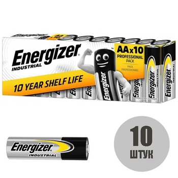 Батарейки Energizer AA Industrial Alkaline 10 штук