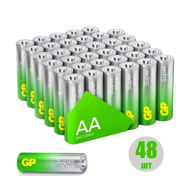 Батарейки LR6 GP Super Alkaline G-Tech AA- 48 штук