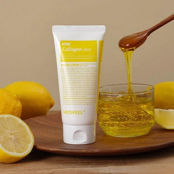 Осветляющий гель-пенка с коллагеном и облепихой Medi-Peel Vegan Vitamin Collagen Clear 300 мл